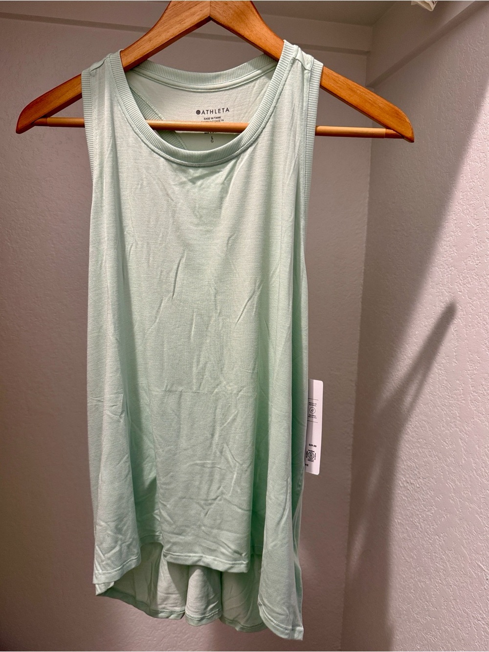 Athleta Light Mint Ease In Tank Top